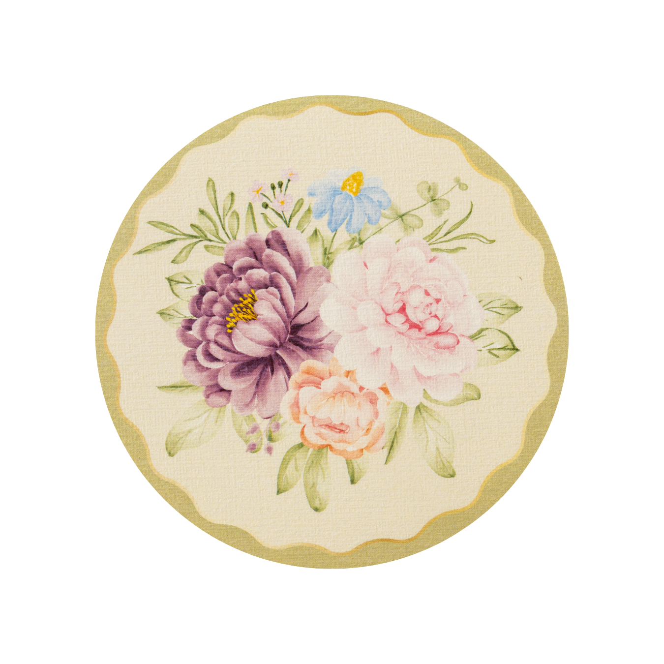 Peony Bardak Altlığı