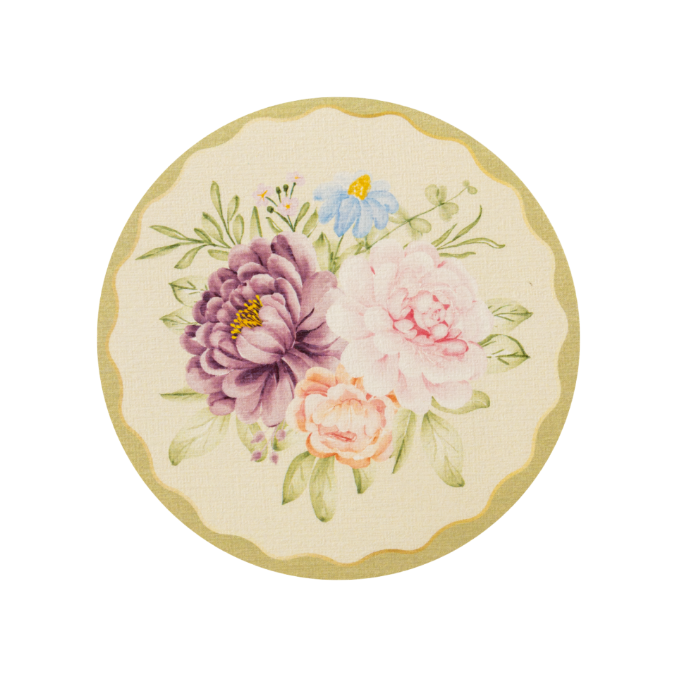 Peony Bardak Altlığı