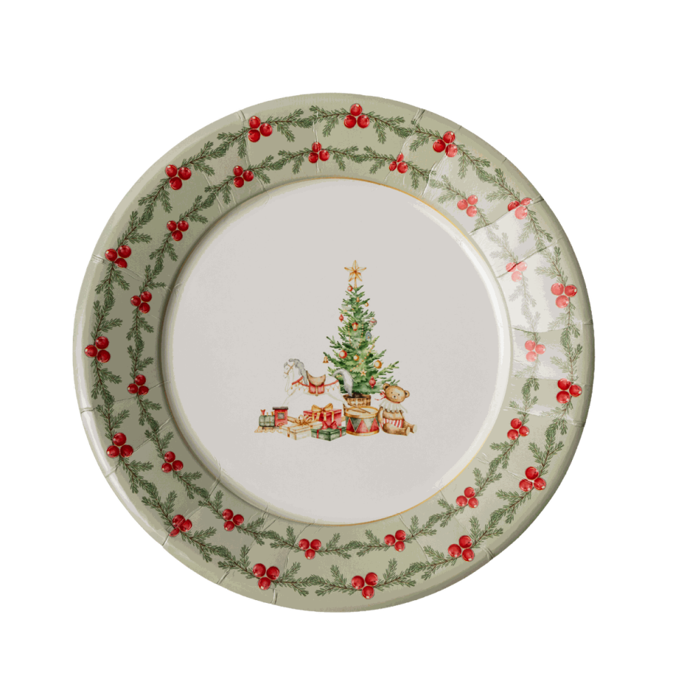 Xmas Tale Kağıt Tabak 26 cm 12'li Paket
