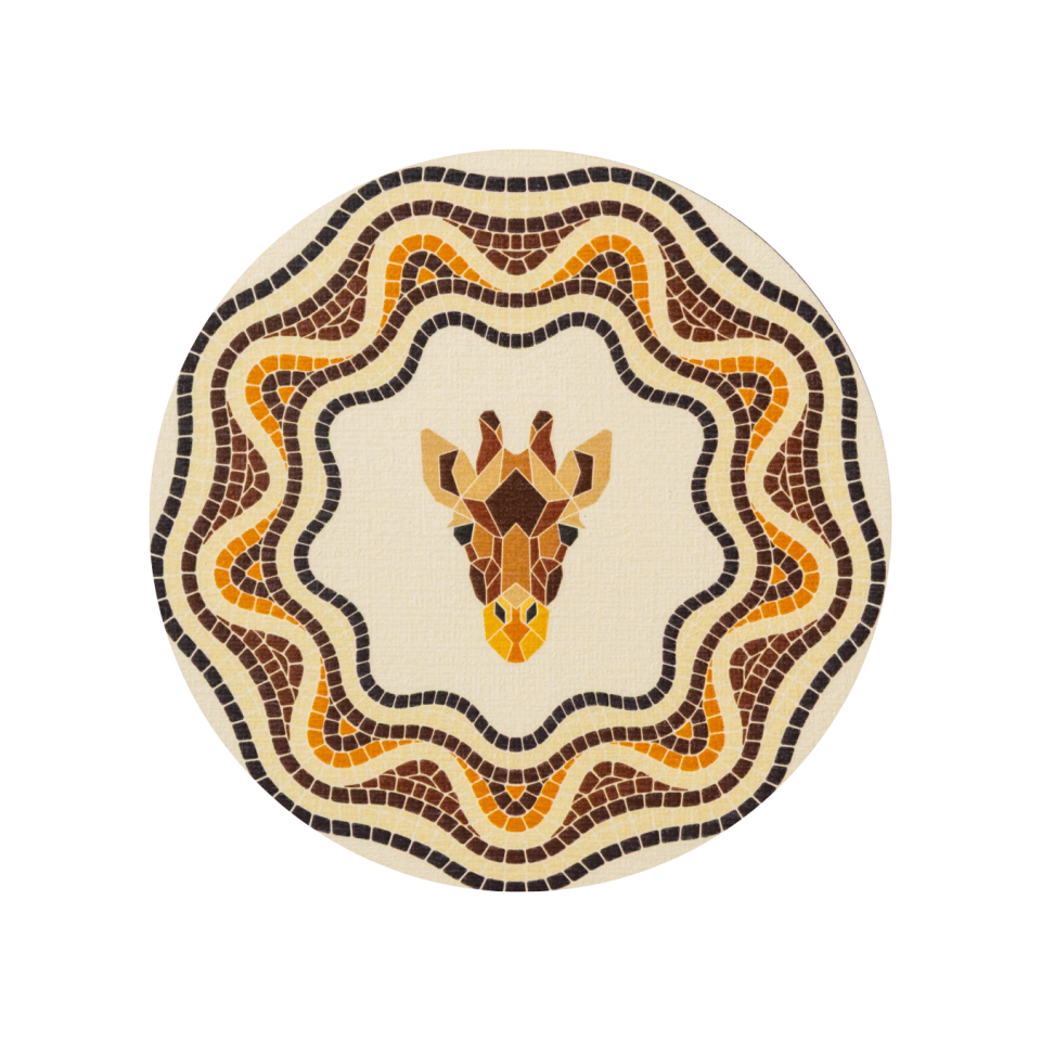 Mosaic Kağıt Bardak Altlığı 10 cm 12'li Paket