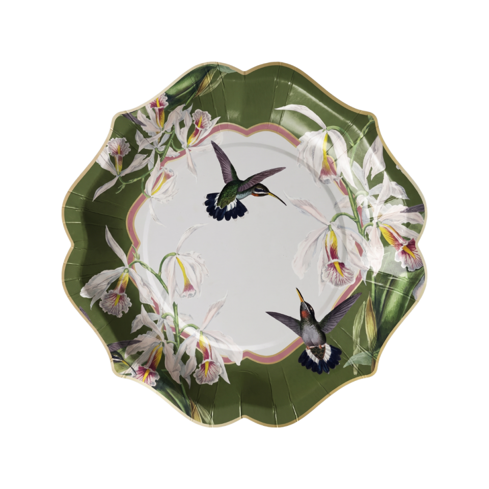 Hummingbird Kağıt Tabak 23 cm 12'li Paket